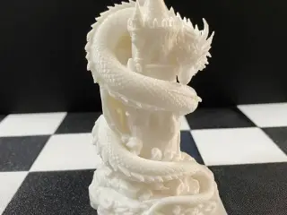 Dragon on the tower