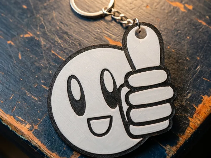 Keychain Emoji _ dedoparriba