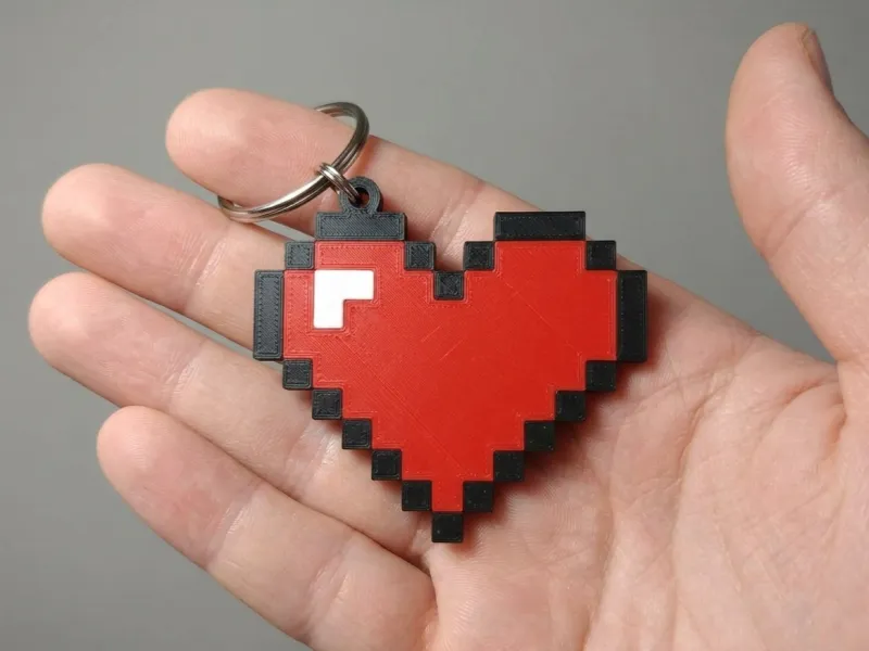 portachiavi minecraft piatto