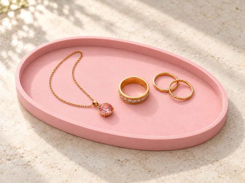 Oval Jewelry Tray – 180 × 95 × 15 mm