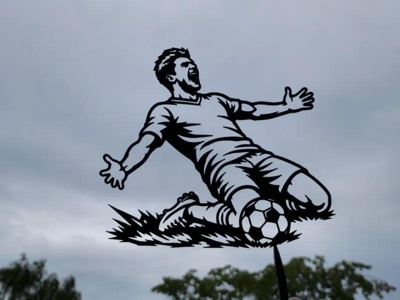 Soccer Goal Celebration Wall Art Decor