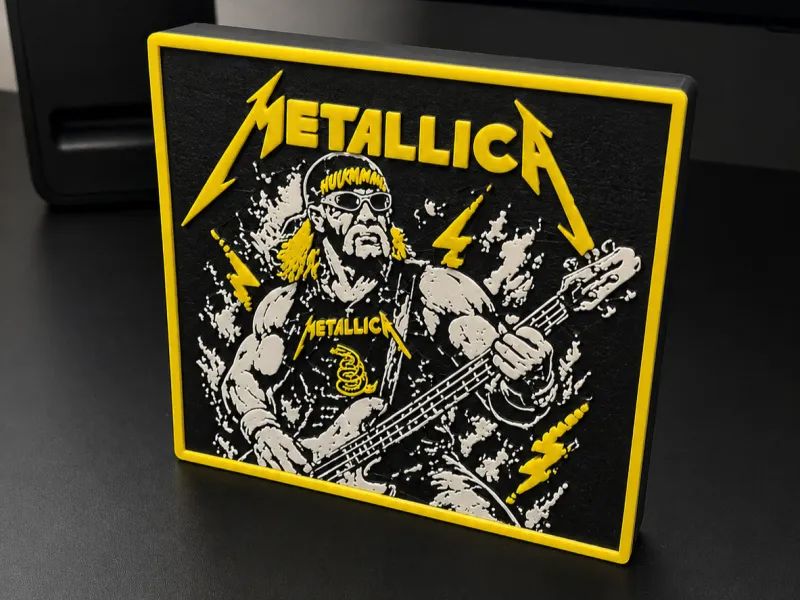 Exhibición de escritorio Hulk Hogan Metallica
