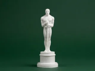 Academy Award Oscar Trophy 3D Model