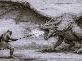Dragon vs Warrior