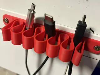 Holder, cable stand, USB