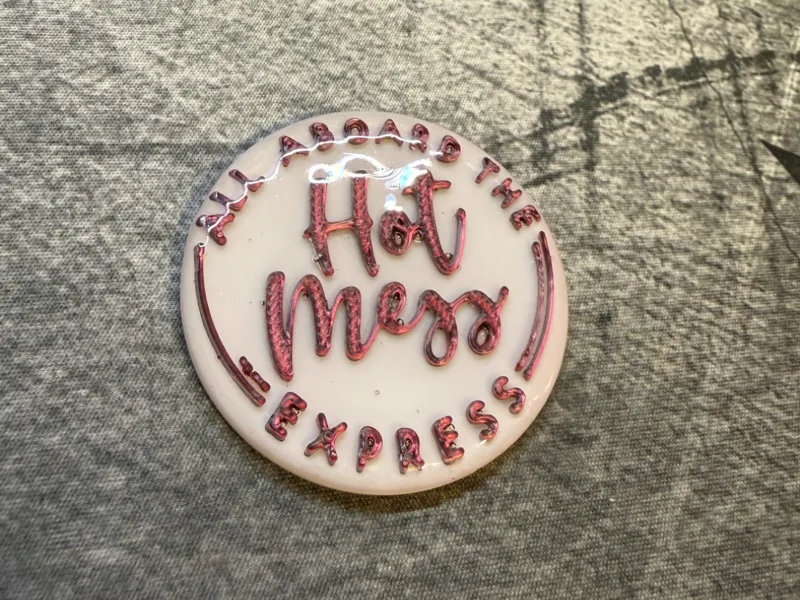 Bobine à badge Hot Mess Exp tooper