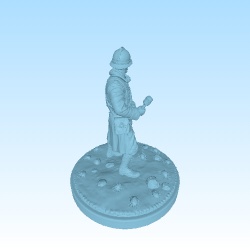 WW1 French soldier Corps Franc Commando grenade