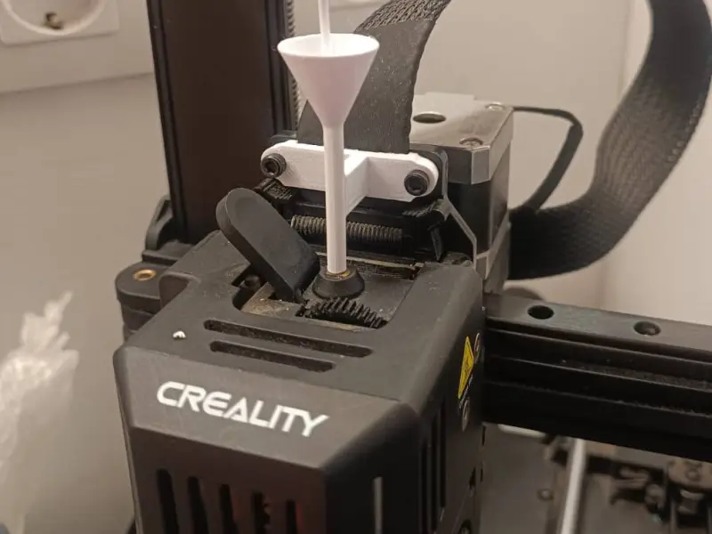 Geleider voor de extruder