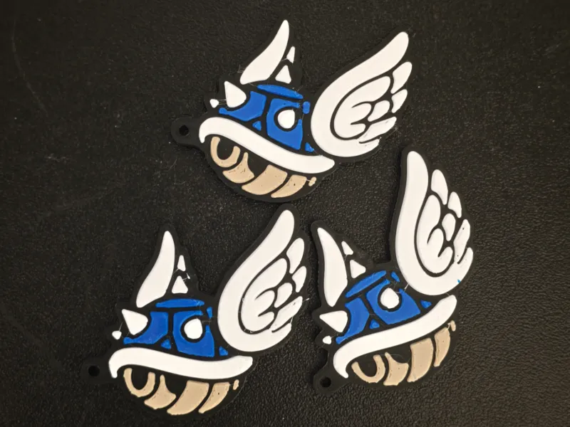 Blue Shell Mario Kart Keychain