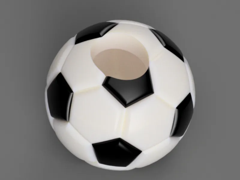 Soccer Ball Tissue Box