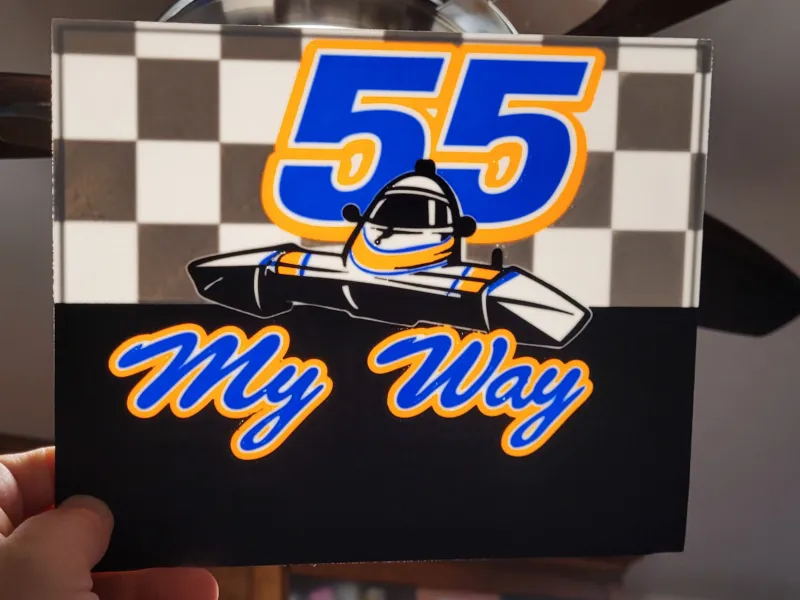 Boite lumineuse My Way 55