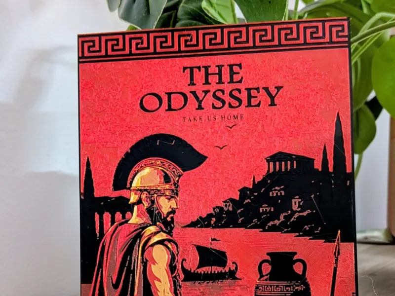 The Odyssey – Ancient Greek HueForge Art Display