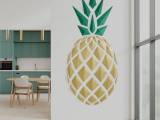 Geometric Pineapple wall art-0