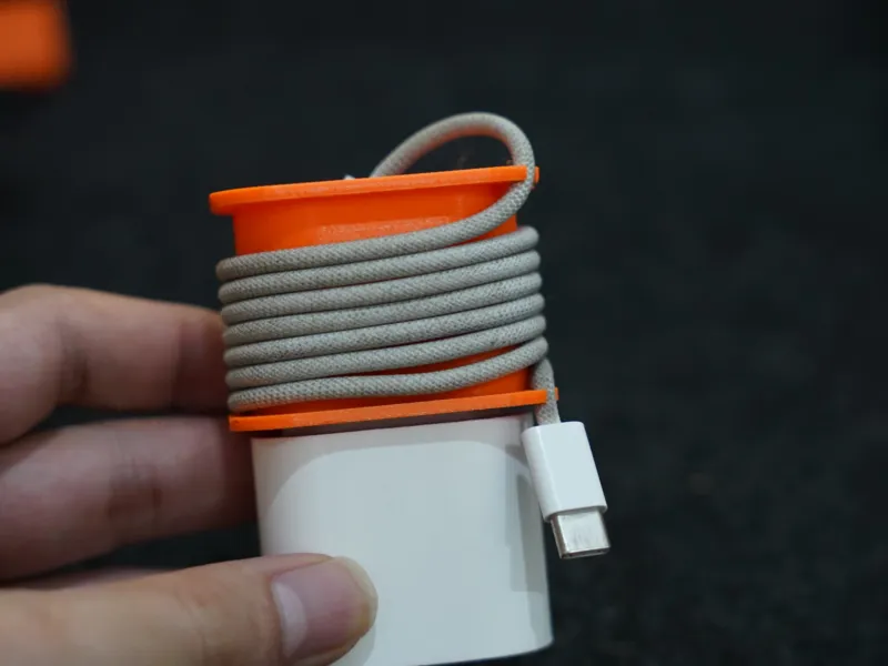 Apple Charger Cable Winder - Compact Cable Organizer Sleeve