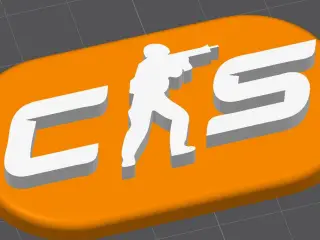 Counter Strike key chain