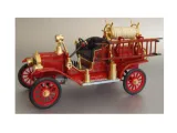 Red Fire Engine with Brass Accents-0
