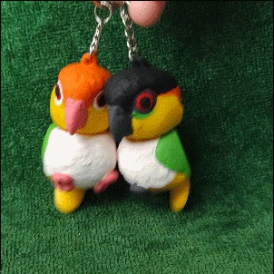 Caique Keychain