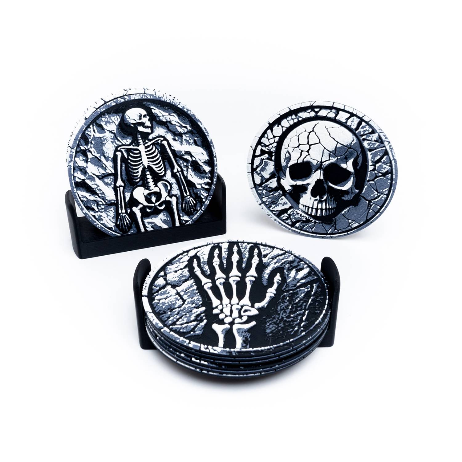 Skeleton Fossil Coasters