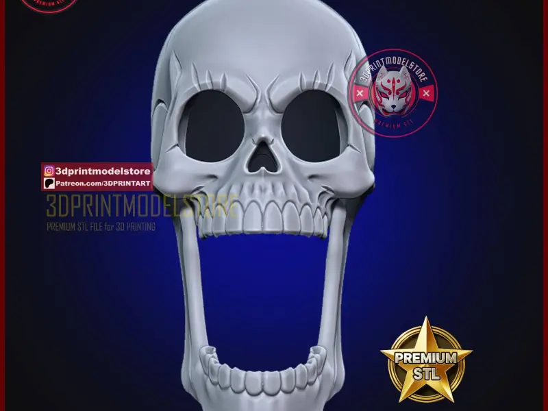 Brook Mask - Brook One Piece LA - Anime Cosplay - Skull Head