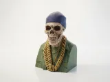 Cool Skeleton Bust Skull Sculpture 3D Printable-0