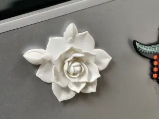 栀子花冰箱贴