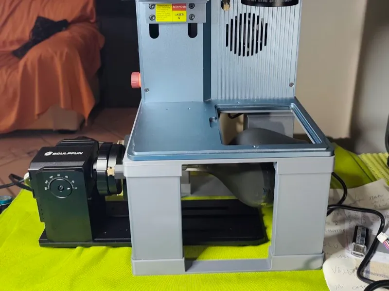 حامل Sculpfun G9 المرتفع: نقش أكواب كبيرة وأسطوانات >65