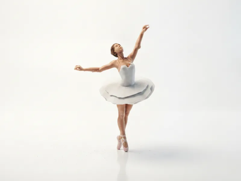 Ballerina V5 Figurine Female Figures 3D Printable