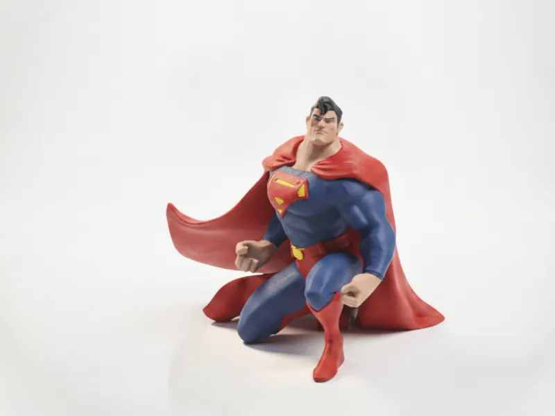 超人跪姿雕像 DC漫画 3D可打印