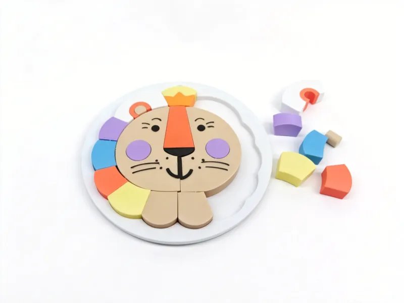 Educational Toy - Lion Puzzle Building Block Toy