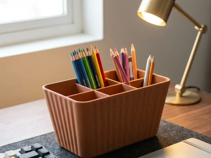 Multi-Compartment Desk & Pen Organizer/ Organizador lapicero