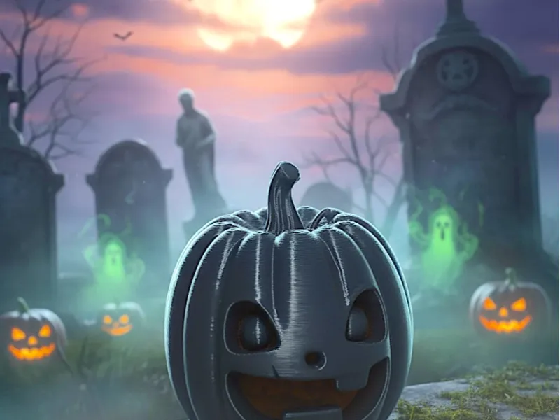Divertida calabaza de Halloween