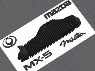 Mazda MX-5 Miata Layered model