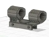 Telescopic Sight Mount for 25 mm Picatinny rail-0