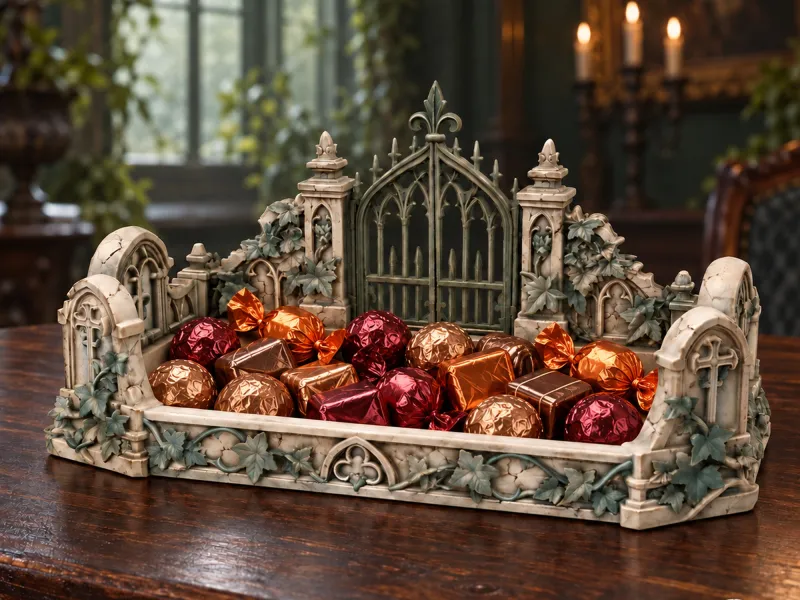 Tavă de servit Candycrypt Cemetery | Tavă pentru dulciuri
