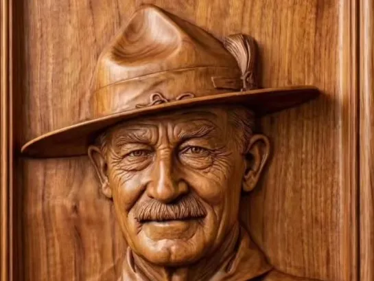 Cuadro 3D de Baden Powell