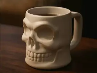 Skull mug