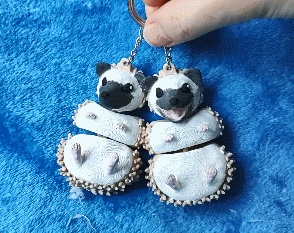 Hedgehog Keychain-0