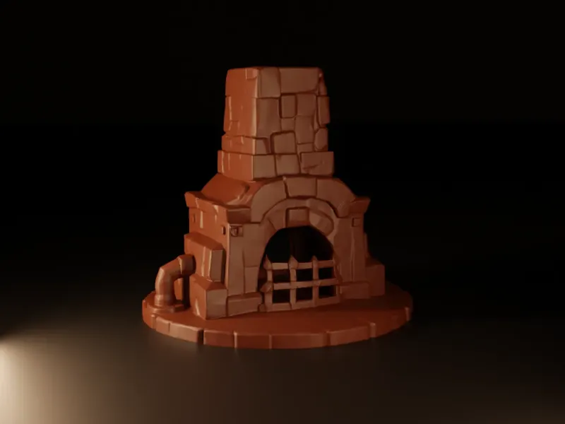 Stone Furnace - DND scatter terrain