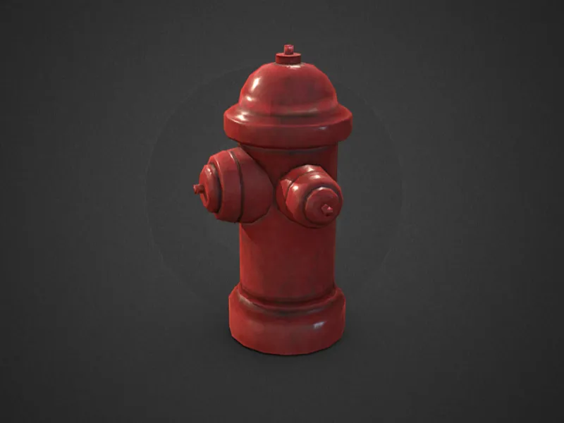 3D Fire Hydrant