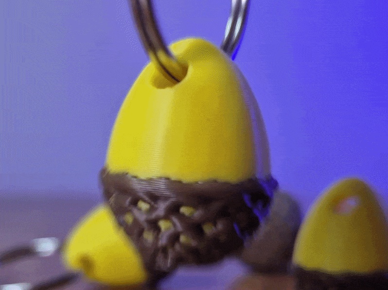 Easter Egg key chain-0