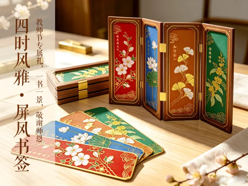四时风雅・屏风书签