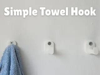Simple Towel Hook