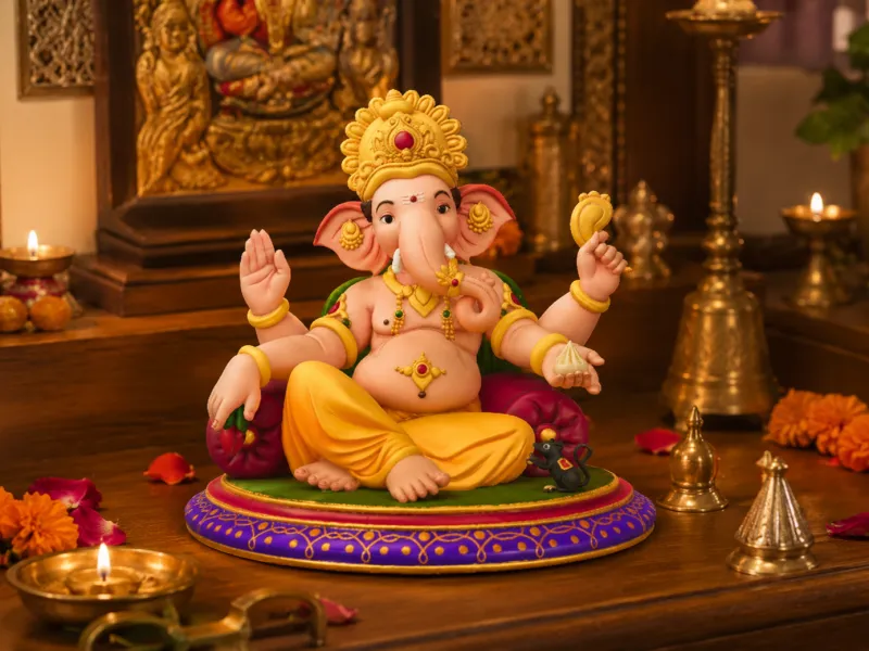 Lord Ganesh Ji Decorative Statue