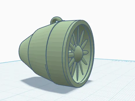 Jet Engine Model - Printable Aircraft Turbine