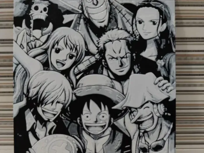 Hueforge Luffy e i suoi amici