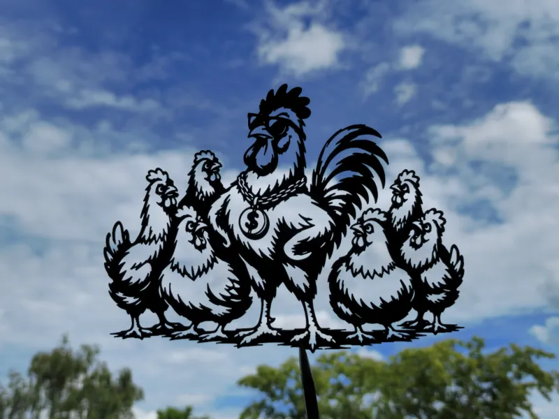 Decorazione da Parete con Gallo Boss Cool