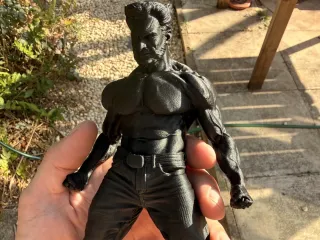 #128 Wolverine Fierce Clawed Mutant Superhero Statue