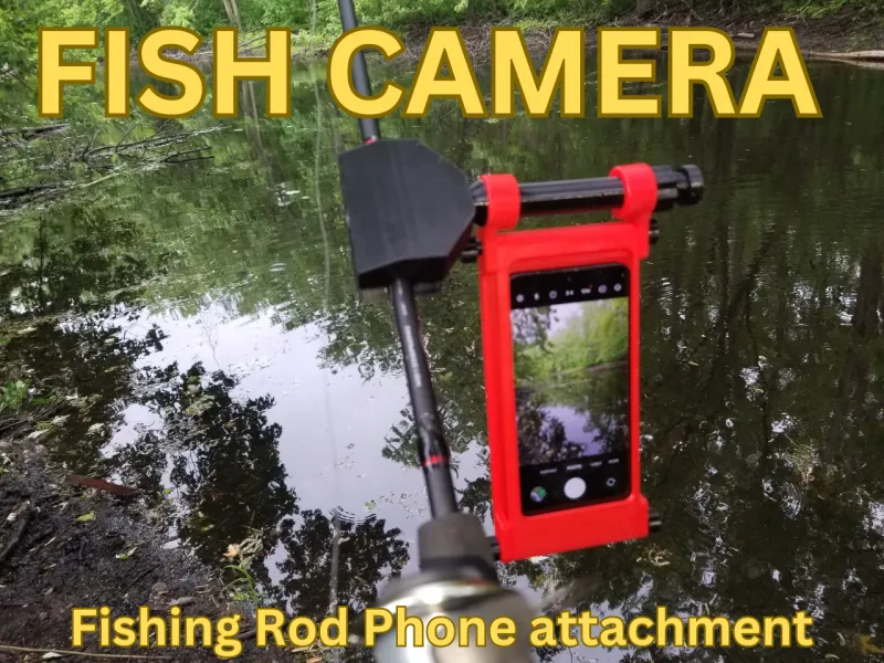 FISHCAM - Attacco per telefono per canna da pesca