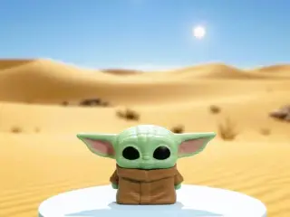 Baby Yoda (Star Wars) - Chibi Cube Figurine