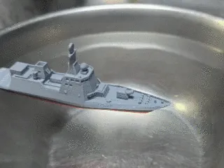 浴缸玩具：可以浮在水上的军舰